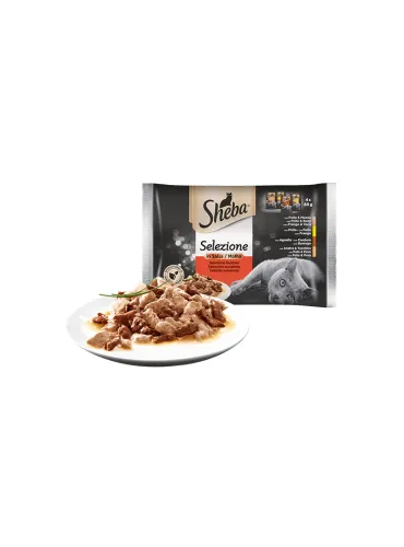 Sheba Selezione con Carne 4x85gr