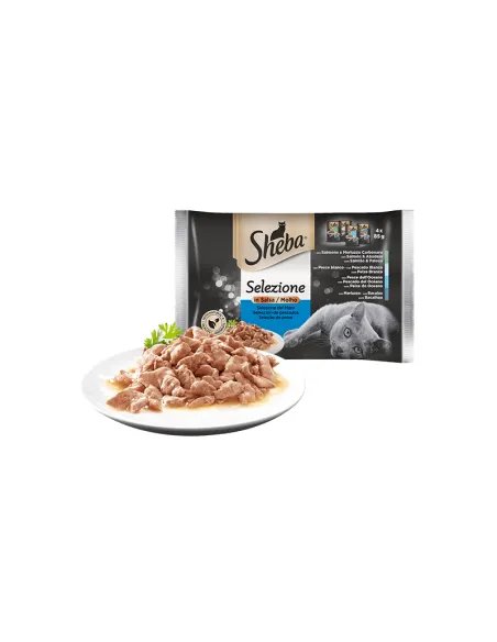 Sheba Selezione con Pesce 4x85gr