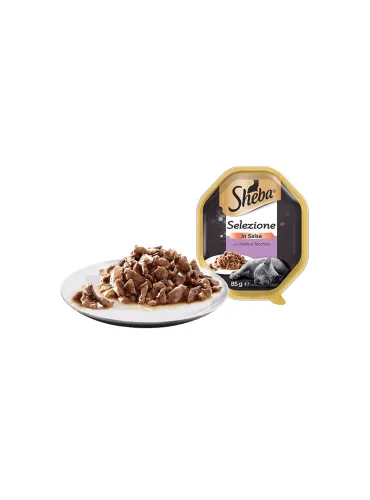 Sheba Selezione in Salsa Vitello Tacchino 85g