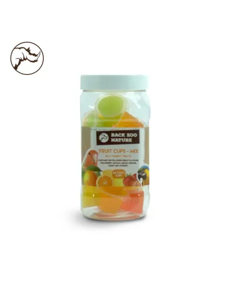 Snack Bird Parrots Fruitcups Mix 24 pz