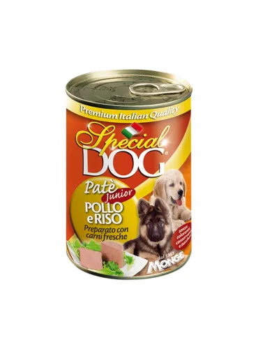 SpecialDog Paté Junior Pollo Riso 400g