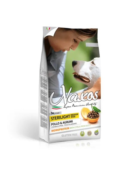 Sterilight Dog Naxos 12kg Pollo Agrumi Med/Max Sterilight Dog Naxos 12kg Pollo Agrumi Med/Max