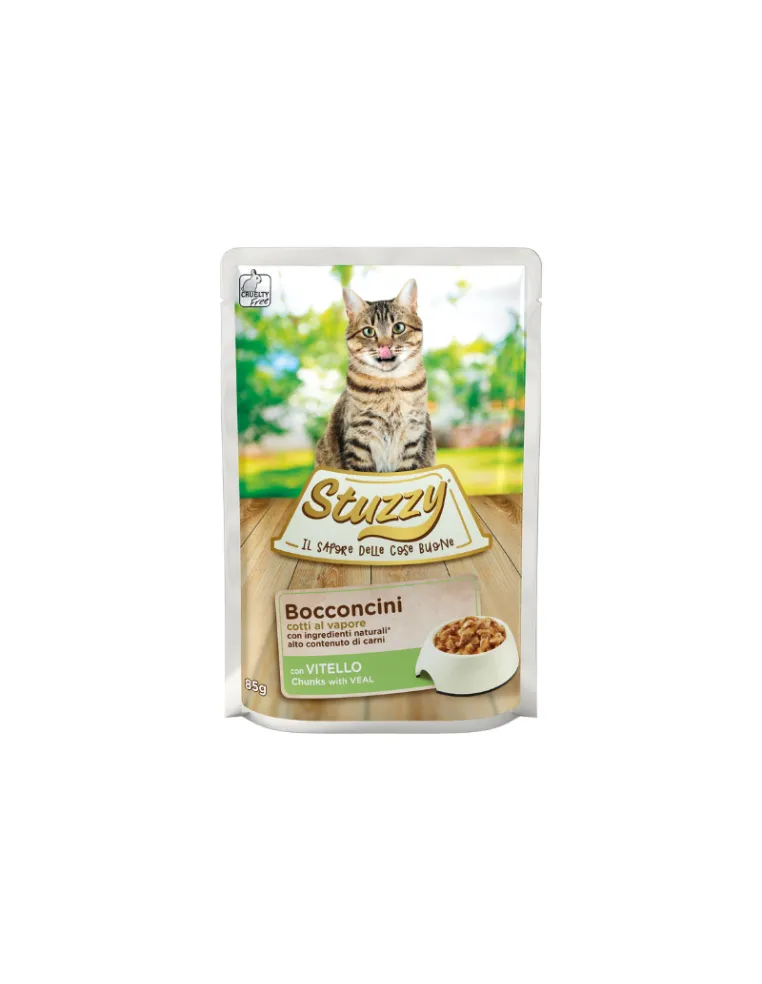 Stuzzy Cat Adult Vitello 85g Busta