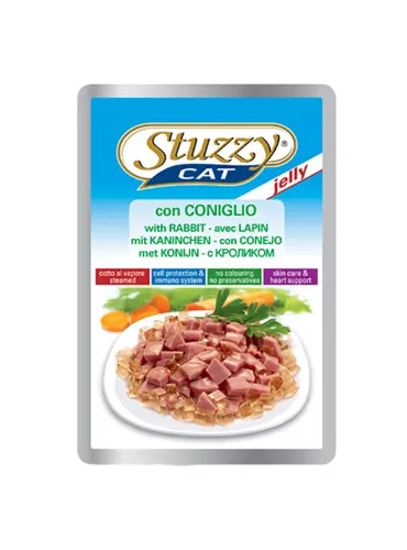 Stuzzy Cat Jel Adult Busta 85gr con Coniglio