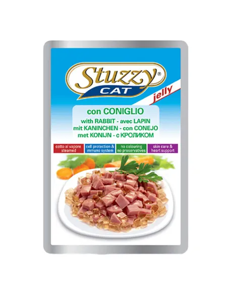 Stuzzy Cat Jel Adult Busta 85gr con Coniglio Stuzzy Cat Jel Adult Busta 85gr con Coniglio