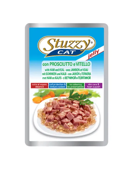 Stuzzy Cat Jel Adult Prosciutto e Vitello 85g Busta Stuzzy Cat Jel Adult Prosciutto e Vitello 85g Busta