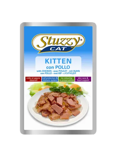 Stuzzy Cat Kitten Pollo Busta 85gr