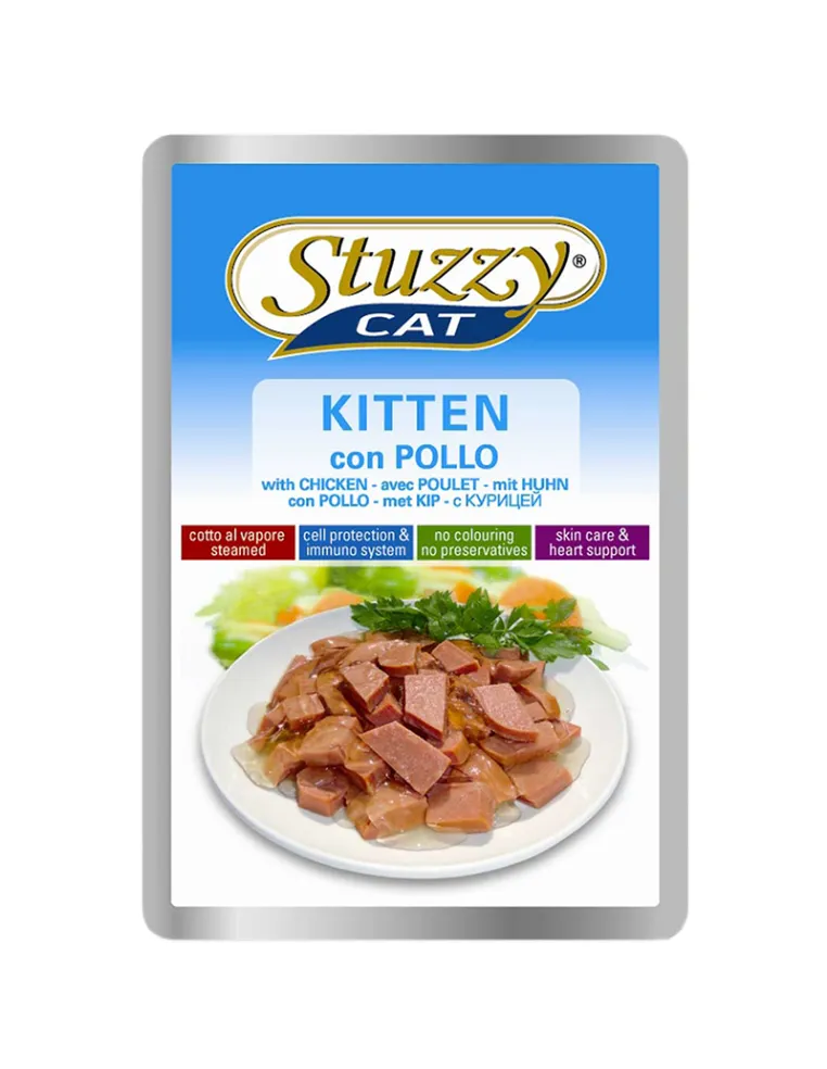 Stuzzy Cat Kitten Pollo Busta 85gr