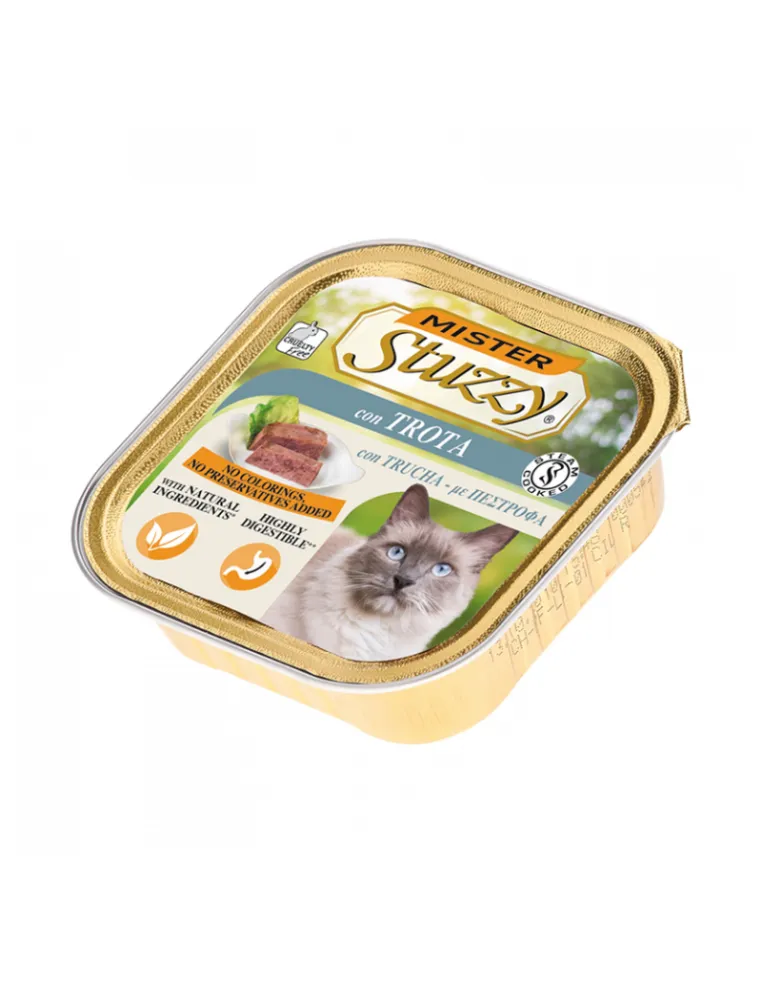 Stuzzy Cat Mister Vaschetta Trota 100g