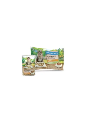 Stuzzy Cat Multipack Pollo Vitello 4x85gr