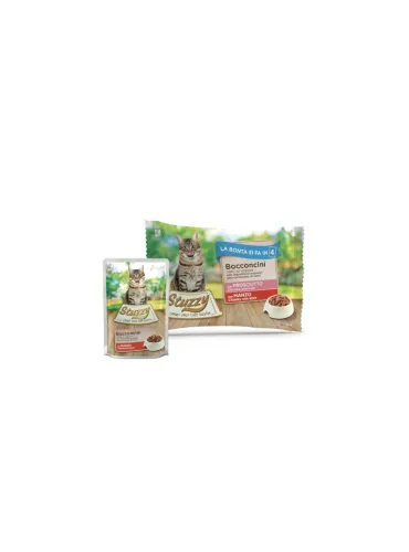 Stuzzy Cat Multipack Prosciutto Manzo 4x85g