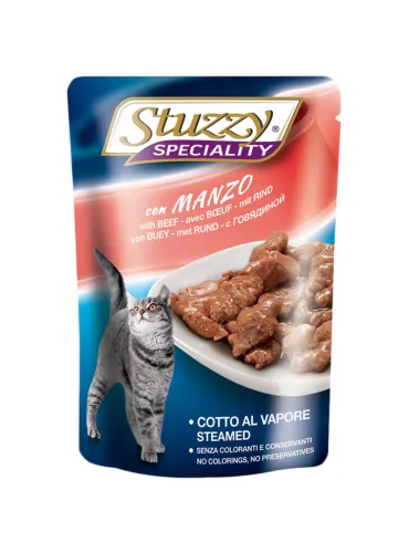 Stuzzy Cat Sfilaccetti Manzo 85g Busta
