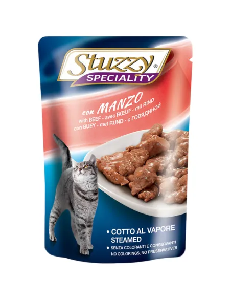 Stuzzy Cat Sfilaccetti Manzo 85g Busta