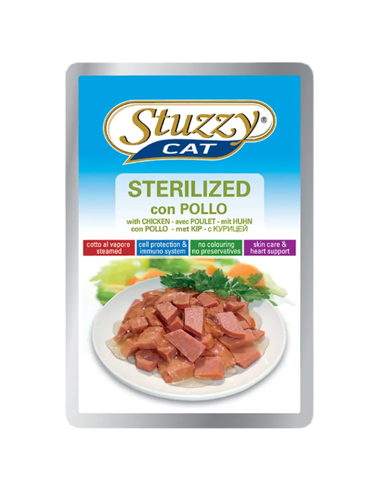 Stuzzy Cat Sterilised Pollo 85g Busta