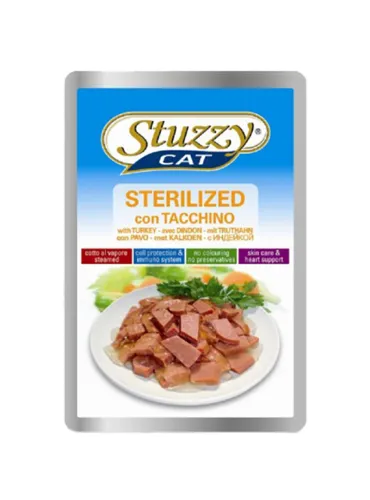 Stuzzy Cat Sterilized 85g Busta Tacchino