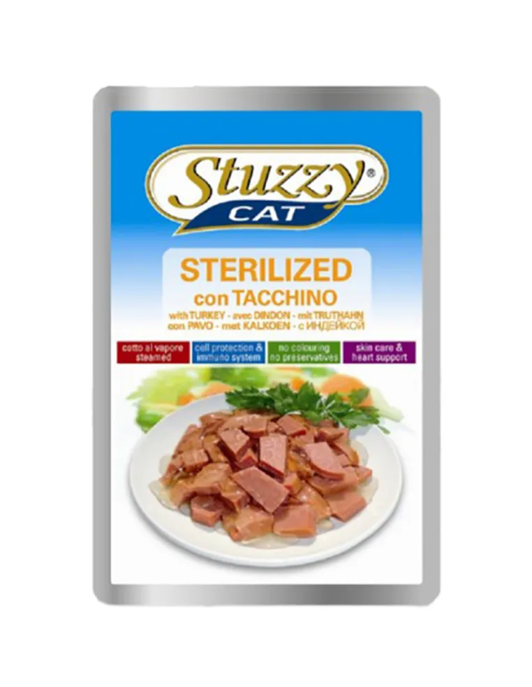 Stuzzy Cat Sterilized 85g Busta Tacchino