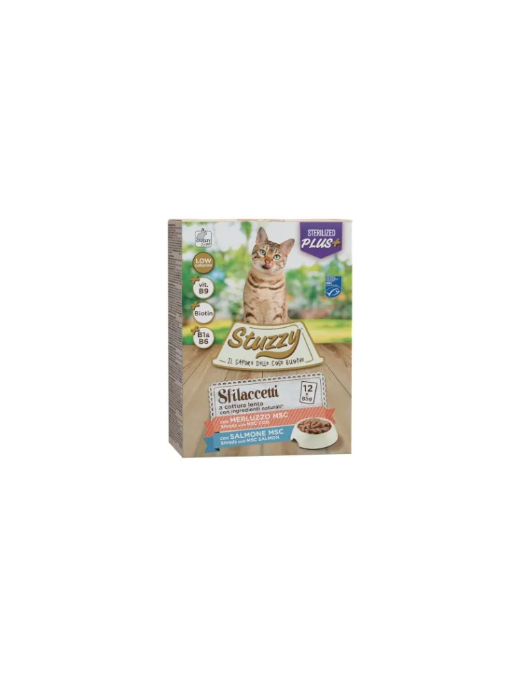 Stuzzy Special Steril Cat Food Merl/Salm 12x85gr