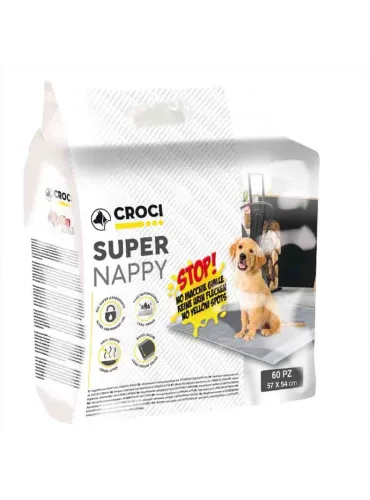Super Nappy Carbon Croci 57x54 60 Pezzi