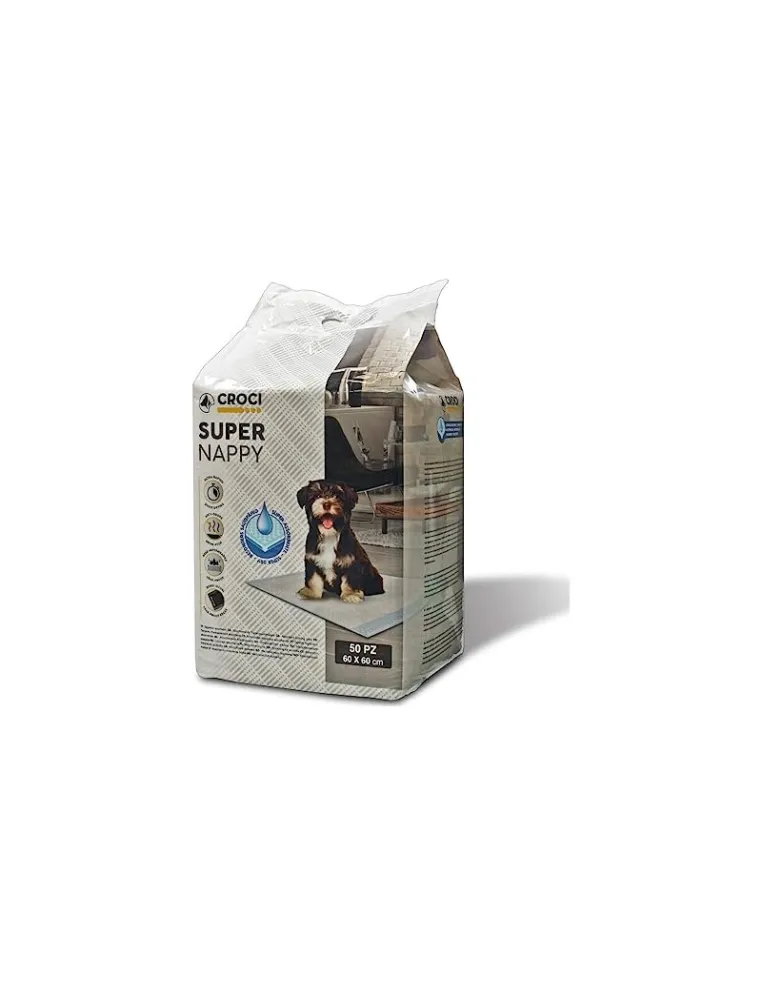 Super Nappy Croci 60x60 50 Pezzi