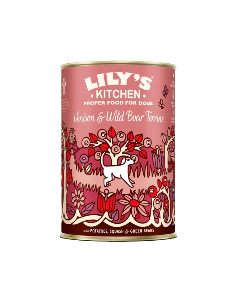 Terrine Cervo Cinghiale Dog Lilys 400gr