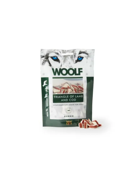 Trinagoli Agnello Merluzzo Dog Snack Woolf 100g