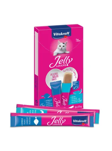 Vitakraft Jelly Lovers Cat Snack Sal Plat 90g