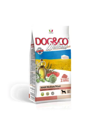 Wellness Adult Agnello Riso 12kg Med/Maxi Dog&Co