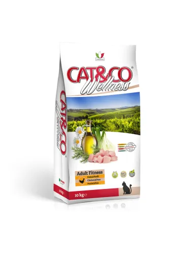 Wellness Fitness Adult Pollo Piselli 400g Cat&Co