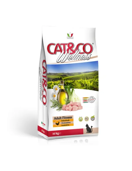 Wellness Fitness Adult Pollo Piselli 400g Cat&Co