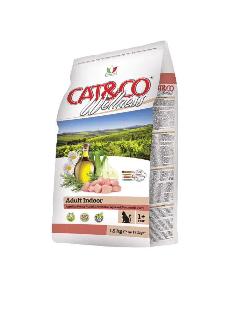 Wellness Indoor Agnello Patate 400g Cat&Co