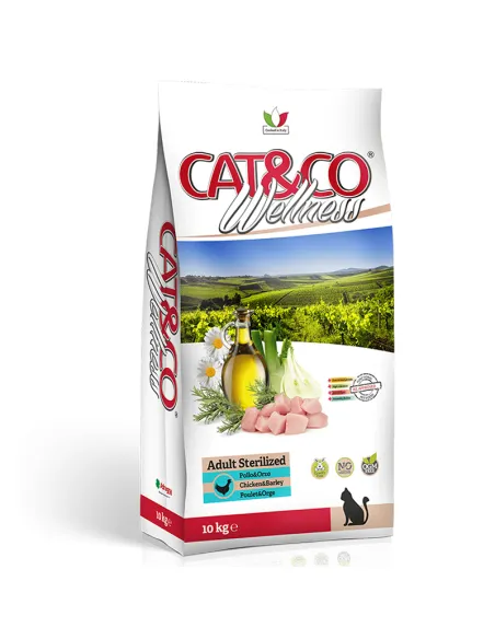 Wellness Sterilized Cat&Co Pollo Orzo 1.5kg