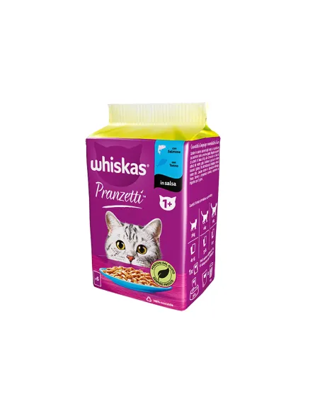 Whiskas Pranzetti 1+ Salsa Pesce 6x50gr
