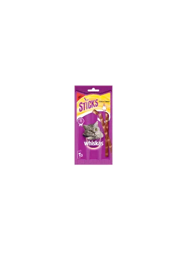 Whiskas Sticks Pollo Snack per Gatti 3 Pezzi 18g