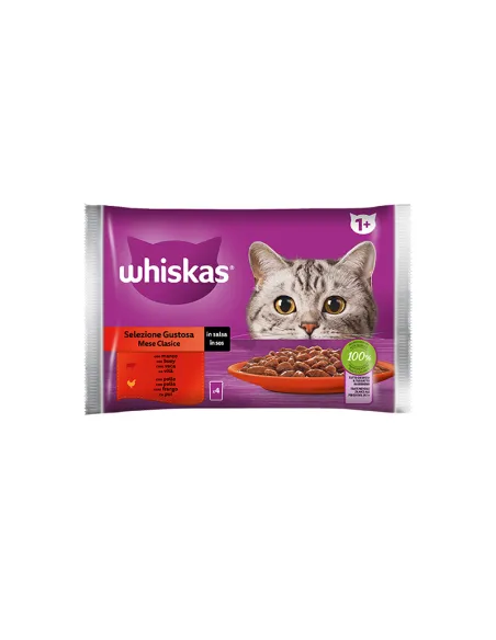 Whiskas Straccetti Gustoso 4x85gr