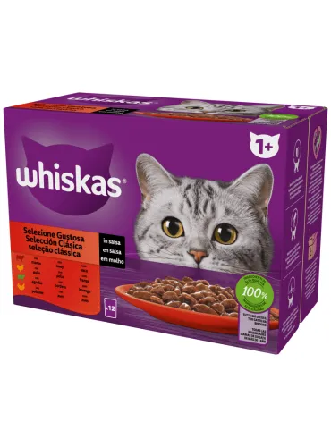 Whiskas Straccetti Gustoso Gelatina 12x85gr