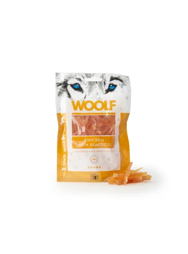 Woolf Dog Snack Pollo con Frutti di Mare 100g