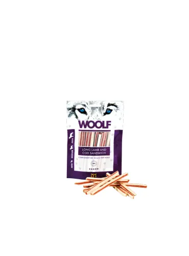Woolf Dog Snack Sandwich Agnello Merl 100gr