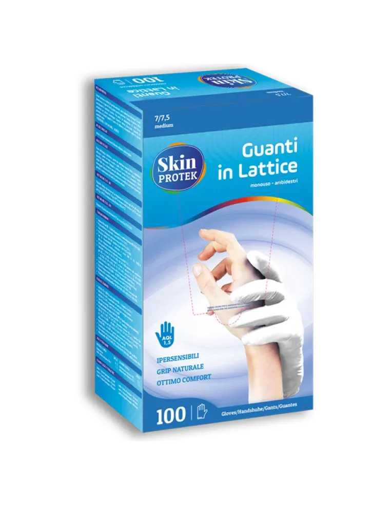 Skin Protek Guanto Lattice Monouso Taglia L