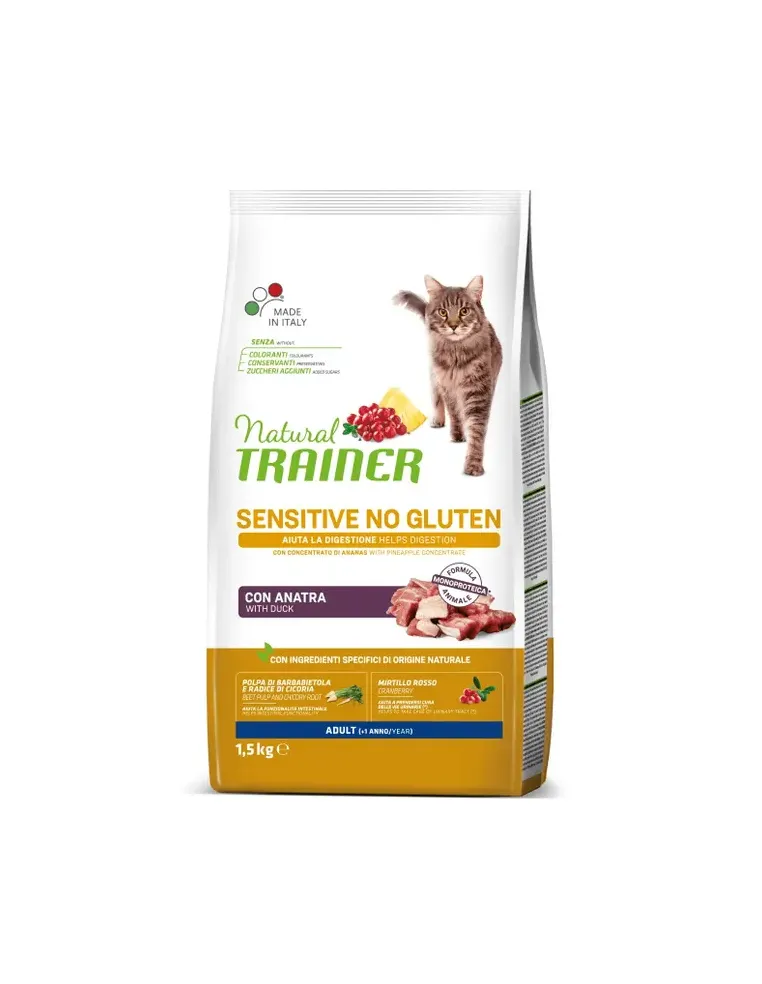Trainer Gatto Natural Sens. Monopro Anatra 1,5 Kg
