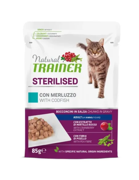 Trainer Adult Cat Bocconcini Ster. Merluz Zo 85 Gr