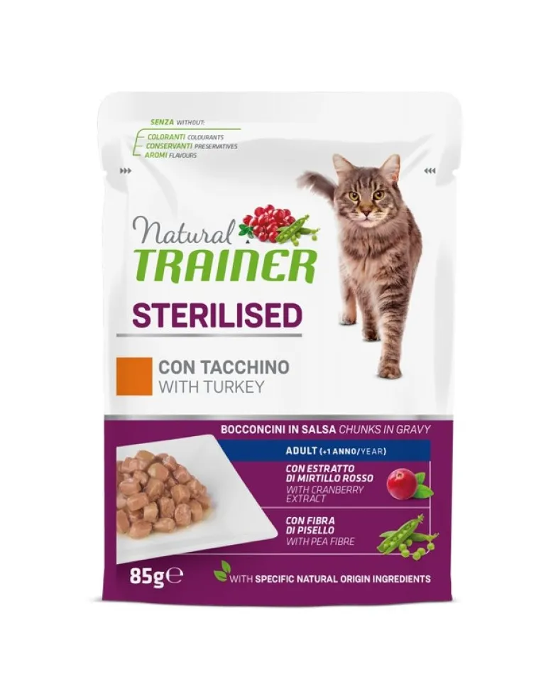 Trainer Adult Cat Bocconcini Ster. Tacchi No 85 Gr