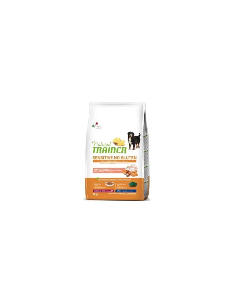 Sensitive Adult Dog Natural Trainer 3kg Salmone MD/MX