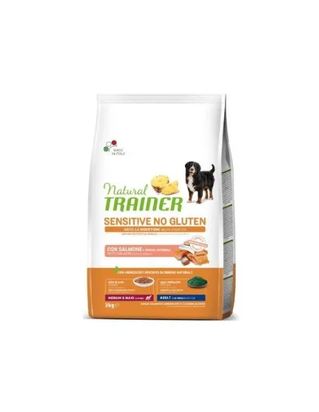 Sensitive Adult Dog Natural Trainer 3kg Salmone MD/MX