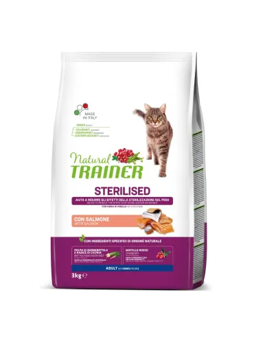 Natural Trainer Sterilised Salmone 3kg