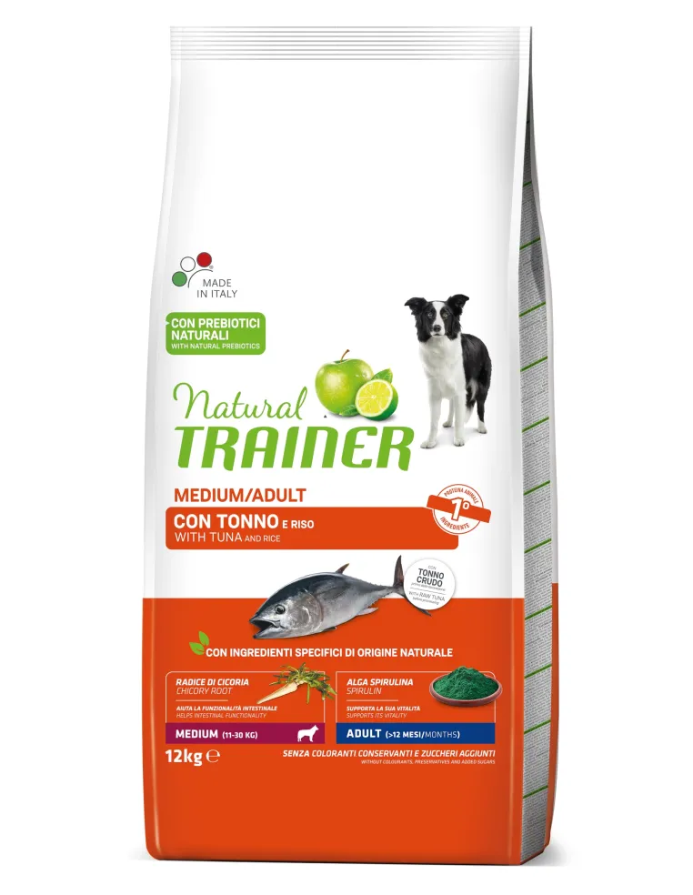 Natural Trainer Adult Medium Pesce 12kg