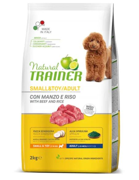 Natural Trainer Adult Manzo 2kg Dog SM/Toy Natural Trainer Adult Manzo 2kg Dog SM/Toy