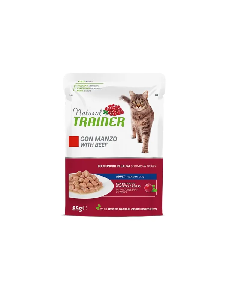 Trainer Adult Cat Bocconcini Manzo 85 Gr