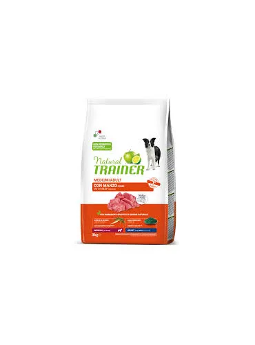 Natural trainer cane Adult Medium con Manzo 3 kg