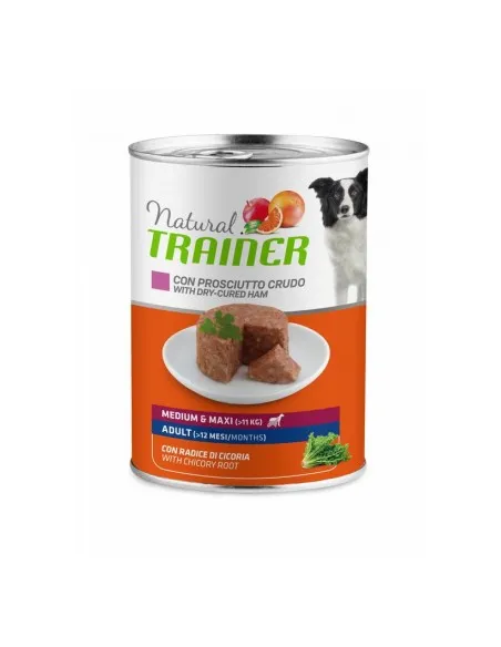 Natural trainer cane medium e maxi Adult con prosciutto crudo 400 g