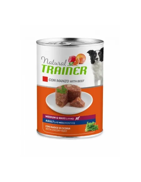 Natural trainer cane medium e maxi Adult con manzo 400 g